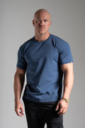 Miesten Basic o-neck t-paita tummansininen