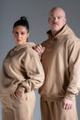 Light oversize huppari beige